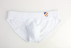 Colorful S-XL Solid Mens Briefs Underwear Breathable Plus Size Underwear